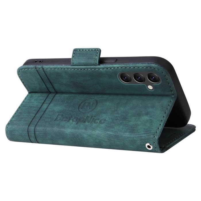 BETOPNICE - BETOPNICE 001 för Samsung Galaxy A14 5G Fodral PU Läder - Grön