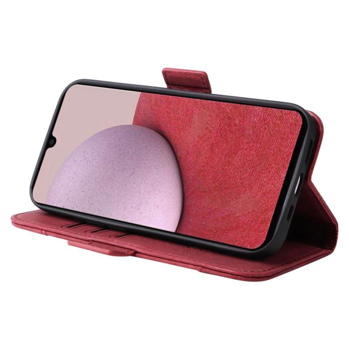 BETOPNICE - BETOPNICE 001 för Samsung Galaxy A14 5G Fodral PU Läder - Röd