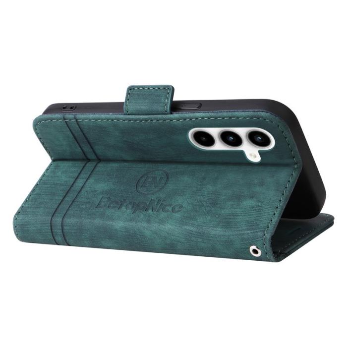 BETOPNICE - BETOPNICE 001 för Samsung Galaxy A35 5G Fodral Äkta läder - Grön