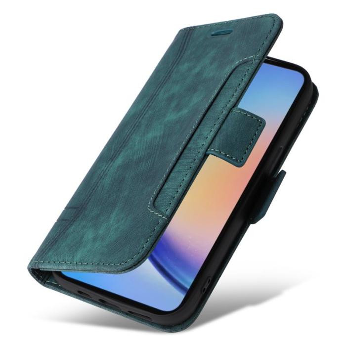 BETOPNICE - BETOPNICE 001 för Samsung Galaxy A35 5G Fodral Äkta läder - Grön