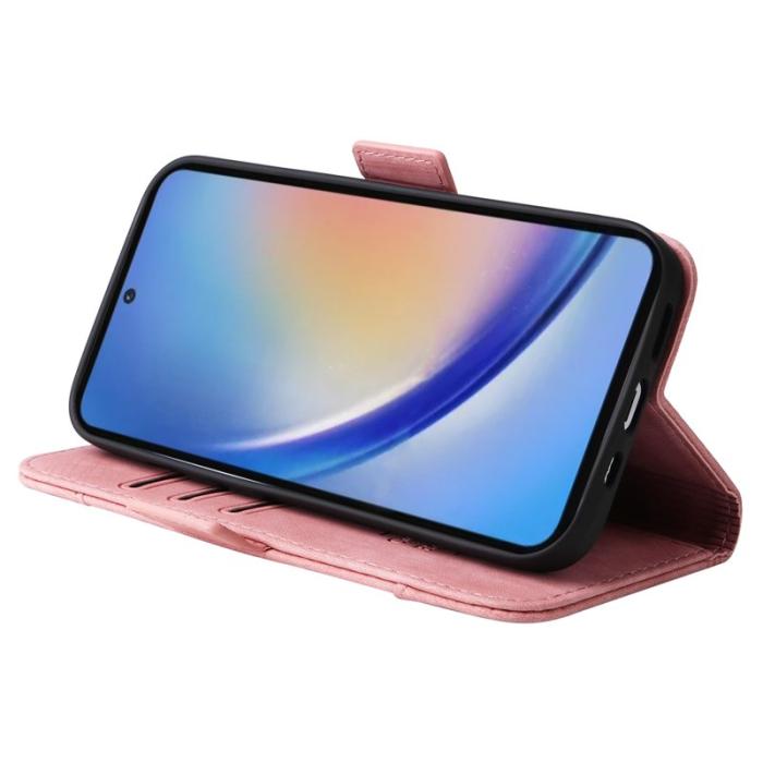 BETOPNICE - BETOPNICE 001 för Samsung Galaxy A35 5G Fodral Äkta läder - Rosa