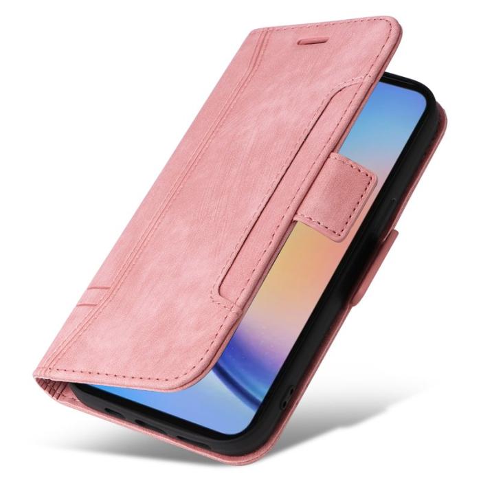 BETOPNICE - BETOPNICE 001 för Samsung Galaxy A35 5G Fodral Äkta läder - Rosa