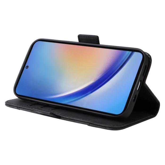 BETOPNICE - BETOPNICE 001 för Samsung Galaxy A35 5G Fodral Äkta läder - Svart