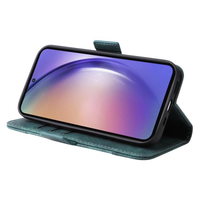 BETOPNICE - BETOPNICE 001 för Samsung Galaxy A55 5G Fodral Äkta läder - Grön