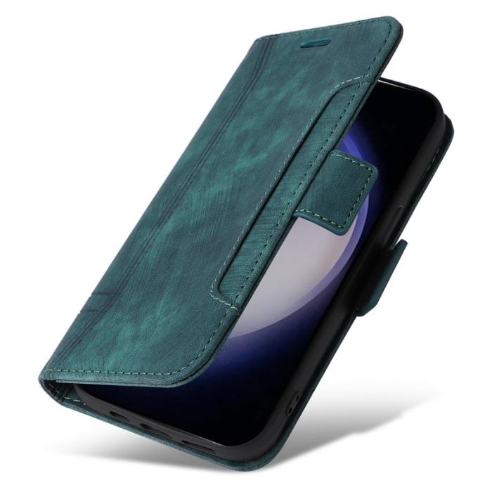 BETOPNICE - BETOPNICE 001 för Samsung Galaxy S24 Fodral Äkta läder - Grön