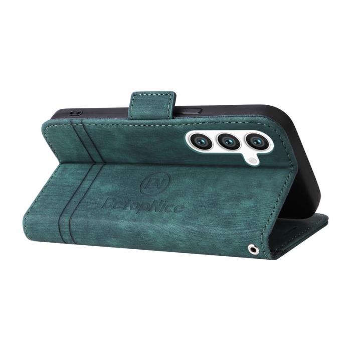 BETOPNICE - BETOPNICE 001 för Samsung Galaxy S24+ Fodral - PU Läder - Grön