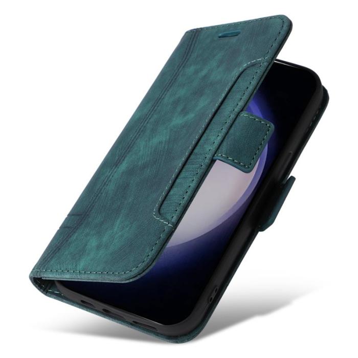 BETOPNICE - BETOPNICE 001 för Samsung Galaxy S24+ Fodral - PU Läder - Grön