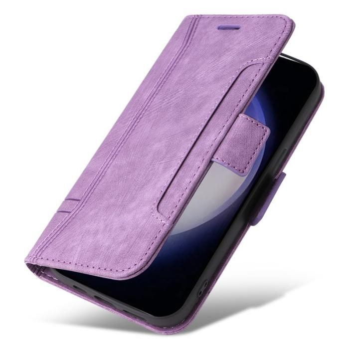 BETOPNICE - BETOPNICE 001 för Samsung Galaxy S24+ Fodral - PU Läder - Lila