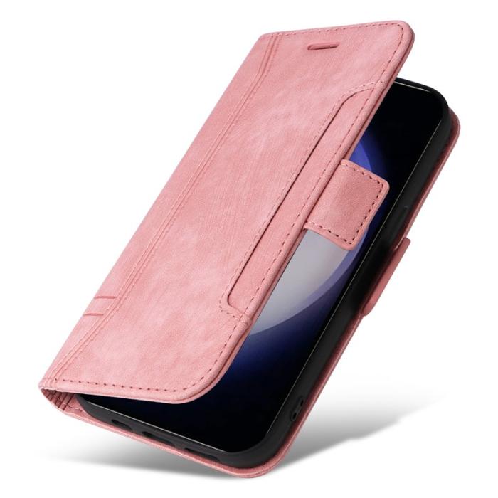 BETOPNICE - BETOPNICE 001 för Samsung Galaxy S24+ Fodral - PU Läder - Rosa