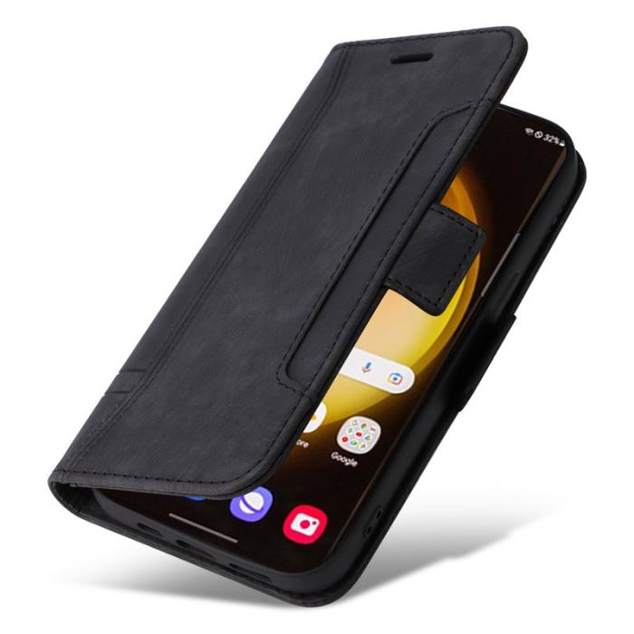 BETOPNICE - BETOPNICE 001 för Samsung Galaxy S24 Ultra Fodral PU Läder - Svart