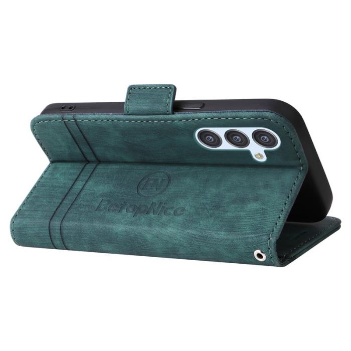 BETOPNICE - BETOPNICE 001 Fodral för Samsung Galaxy A34 5G - PU Läder - Grön