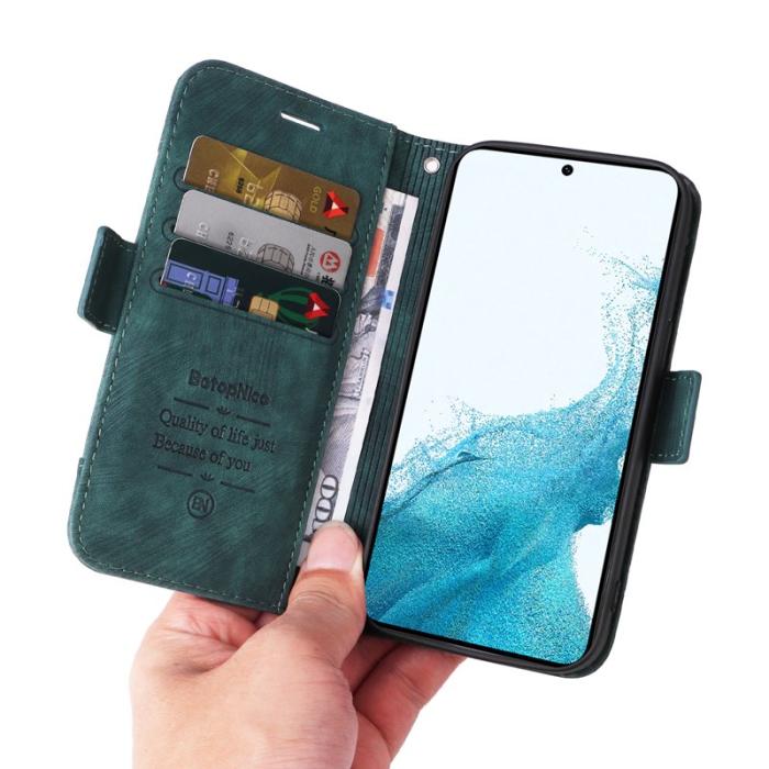 BETOPNICE - BETOPNICE 001 Fodral för Samsung Galaxy A34 5G - PU Läder - Grön