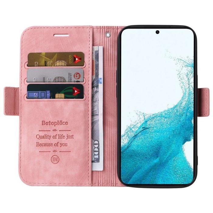 BETOPNICE - BETOPNICE 001 Fodral för Samsung Galaxy S23+ PU Läder - Pink