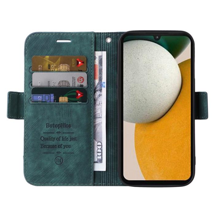 BETOPNICE - BETOPNICE 001 Fodral i PU-läder för Samsung Galaxy A15 5G - Grön