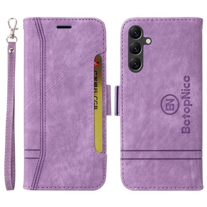 BETOPNICE - BETOPNICE 001 Fodral i PU-läder för Samsung Galaxy A15 5G - Lila