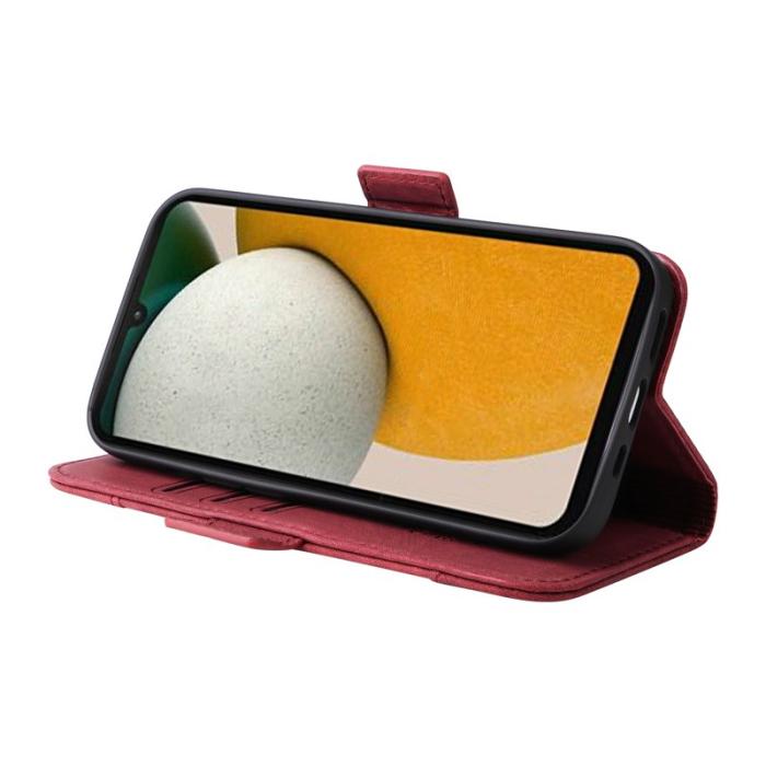 BETOPNICE - BETOPNICE 001 Fodral i PU-läder för Samsung Galaxy A15 5G - Röd