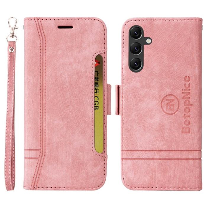 BETOPNICE - BETOPNICE 001 Fodral i PU-läder för Samsung Galaxy A15 5G - Rosa
