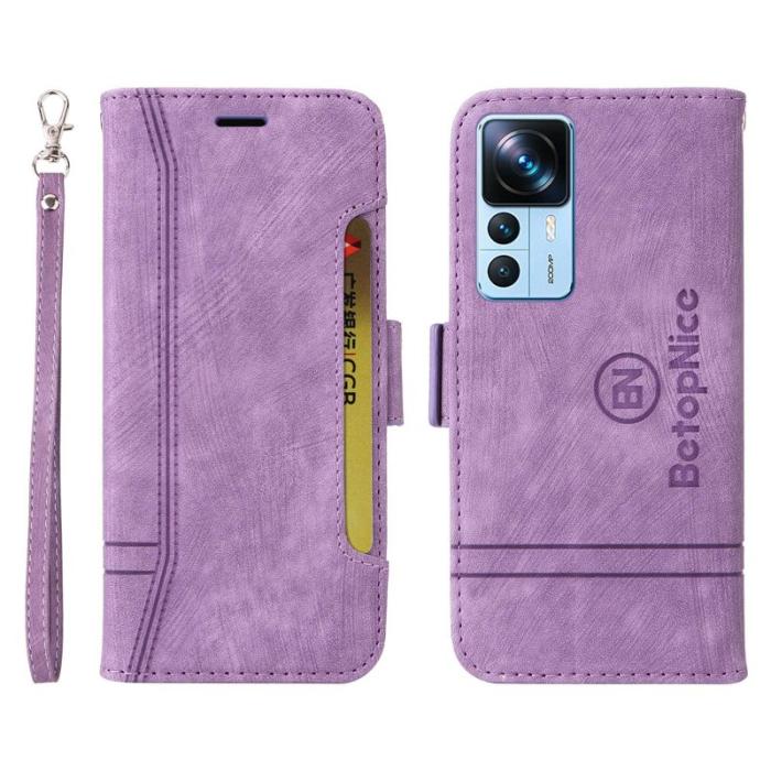BETOPNICE - BETOPNICE 001 Fodral PU Läder - Lila för Xiaomi 12T 5G
