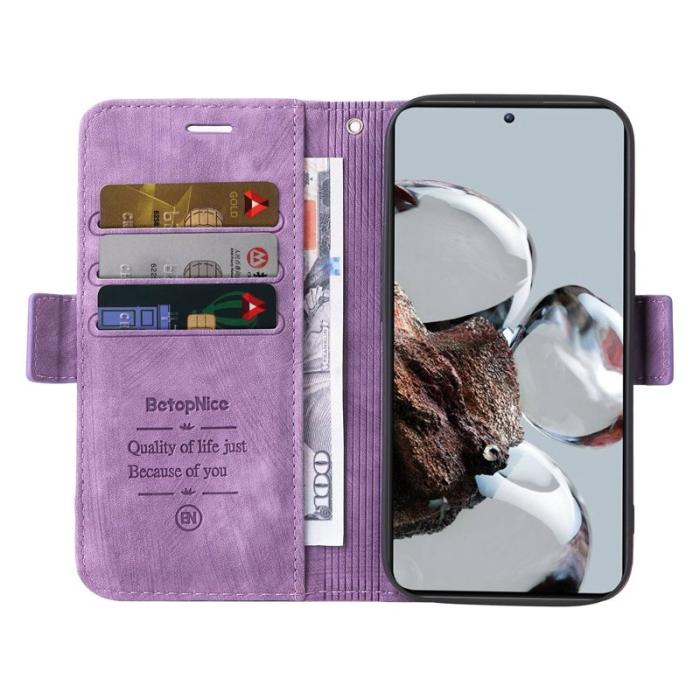 BETOPNICE - BETOPNICE 001 Fodral PU Läder - Lila för Xiaomi 12T 5G
