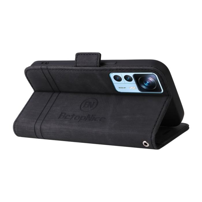 BETOPNICE - BETOPNICE 001 Fodral PU Läder - Svart för Xiaomi 12T 5G