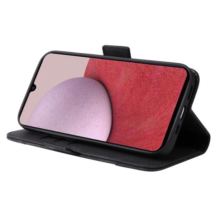 BETOPNICE - BETOPNICE 001 Samsung Galaxy A14 Fodral PU Läder - Svart