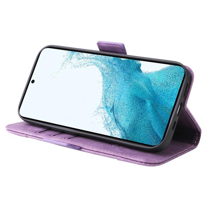 BETOPNICE - BETOPNICE 001 Samsung Galaxy A54 5G Fodral PU Läder - Lila