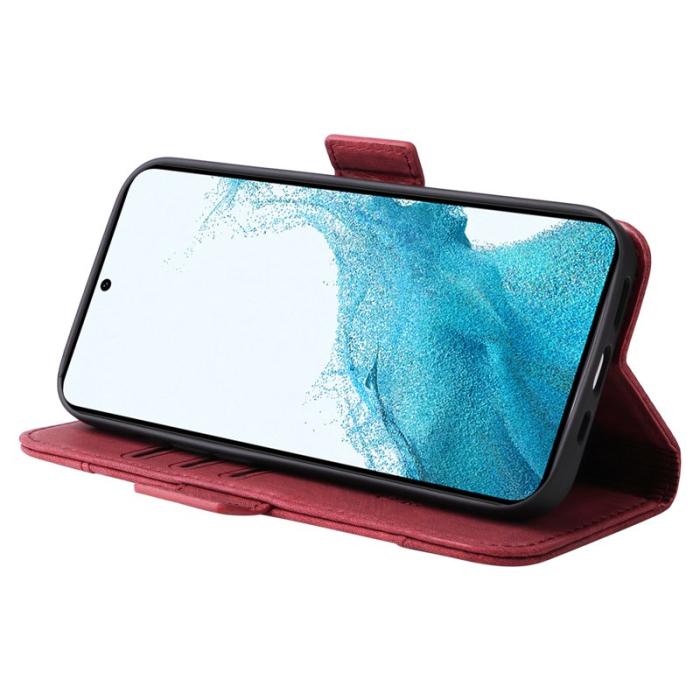 BETOPNICE - BETOPNICE 001 Samsung Galaxy A54 5G Fodral PU Läder - Röd