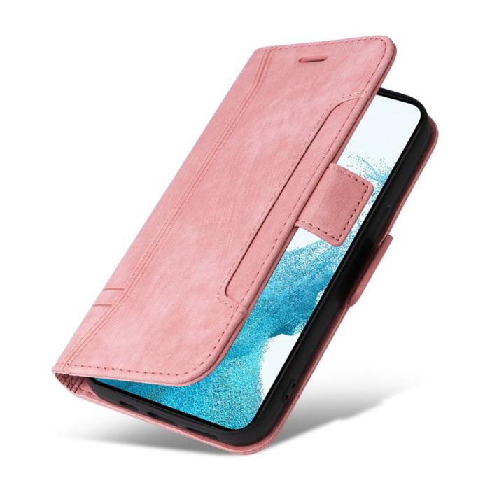 BETOPNICE - BETOPNICE 001 Samsung Galaxy A54 5G Fodral PU Läder - Rosa