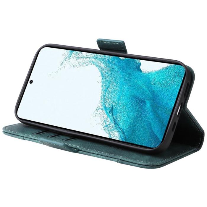 BETOPNICE - BETOPNICE 001 Samsung Galaxy S23 Fodral PU Läder - Grön