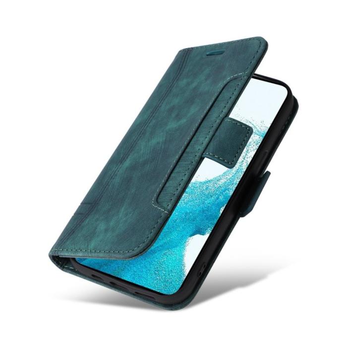 BETOPNICE - BETOPNICE 001 Samsung Galaxy S23 Fodral PU Läder - Grön