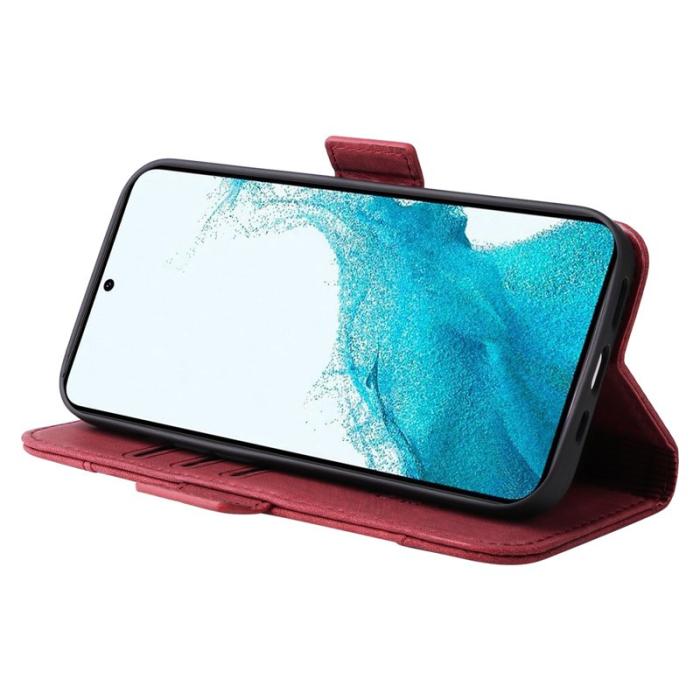 BETOPNICE - BETOPNICE 001 Samsung Galaxy S23+ Fodral PU Läder - Röd