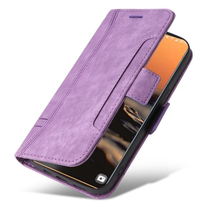 BETOPNICE - BETOPNICE 001 Samsung Galaxy S23 Ultra Fodral Konstläder - Lila