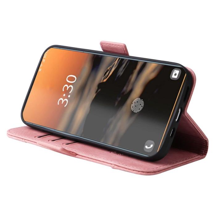 BETOPNICE - BETOPNICE 001 Samsung Galaxy S23 Ultra Fodral PU Läder - Rosa