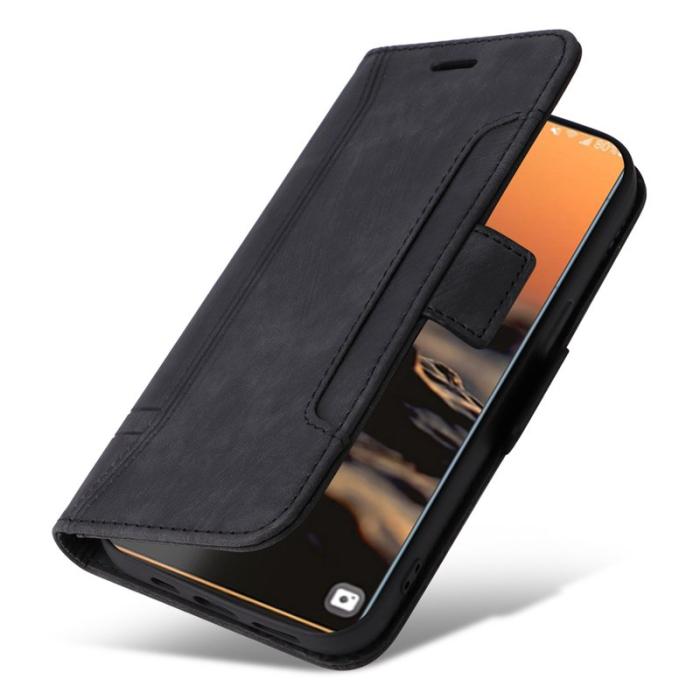 BETOPNICE - BETOPNICE 001 Samsung Galaxy S23 Ultra Fodral - PU Läder - Svart