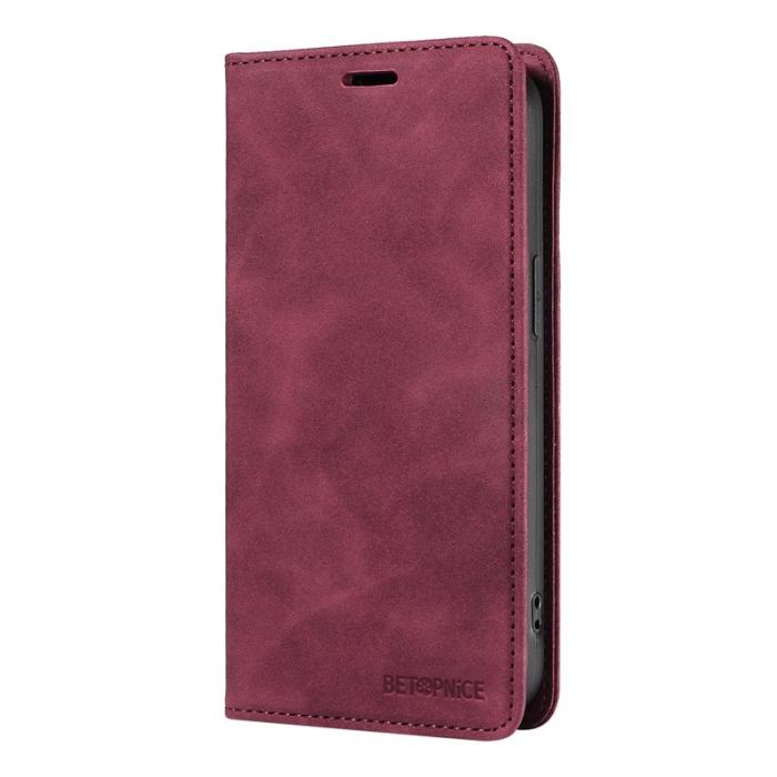 BETOPNICE - BETOPNICE 003 för OnePlus 13 Fodral i läder - Röd