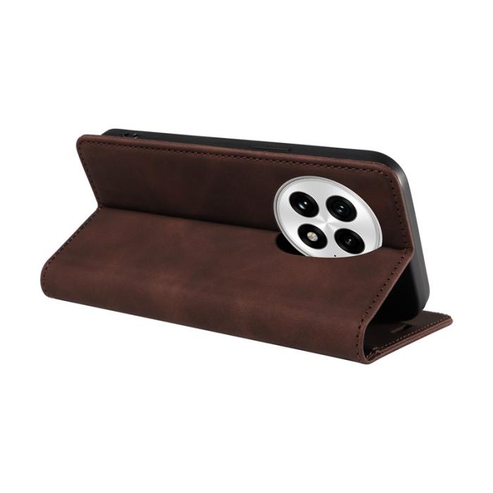 BETOPNICE - BETOPNICE 003 för OnePlus 13 Wallet Fodral Äkta läder - Brun