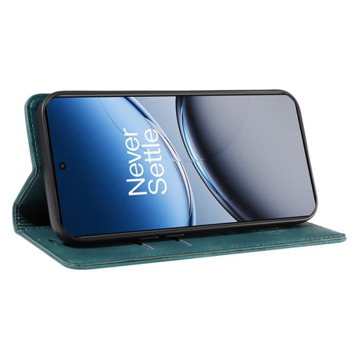 BETOPNICE - BETOPNICE 003 för OnePlus Nord 4 Wallet Fodral Äkta läder - Grön