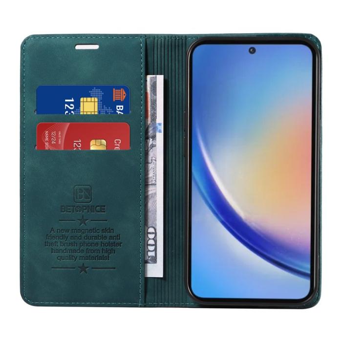 BETOPNICE - BETOPNICE 003 för Samsung Galaxy A35 5G Fodral - Grön