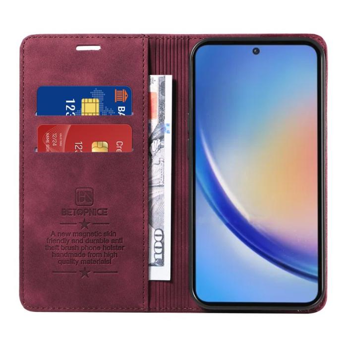 BETOPNICE - BETOPNICE 003 för Samsung Galaxy A35 5G Fodral - Röd