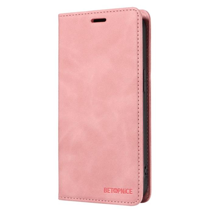 BETOPNICE - BETOPNICE 003 för Samsung Galaxy A36 5G Fodral Äkta läder - Rosa