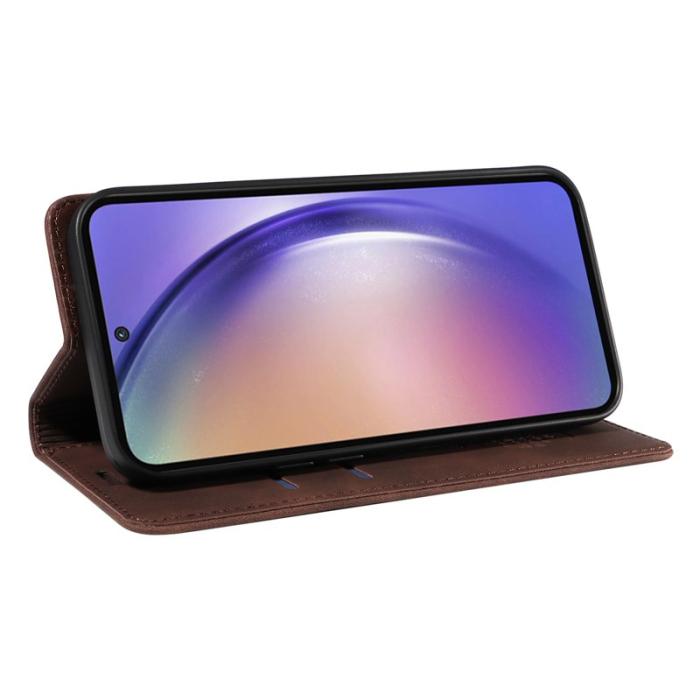 BETOPNICE - BETOPNICE 003 för Samsung Galaxy A55 5G Fodral Äkta läder - Brun