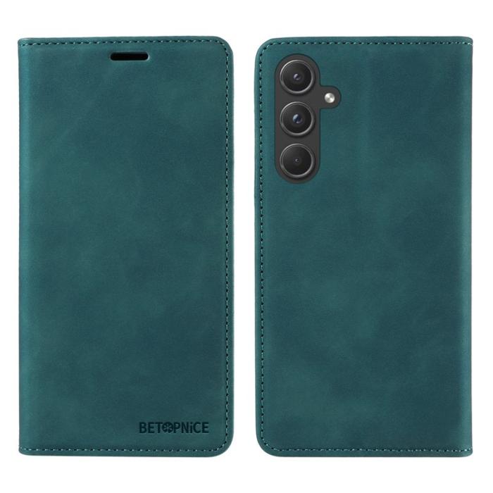 BETOPNICE - BETOPNICE 003 för Samsung Galaxy A55 5G Fodral Äkta läder - Grön