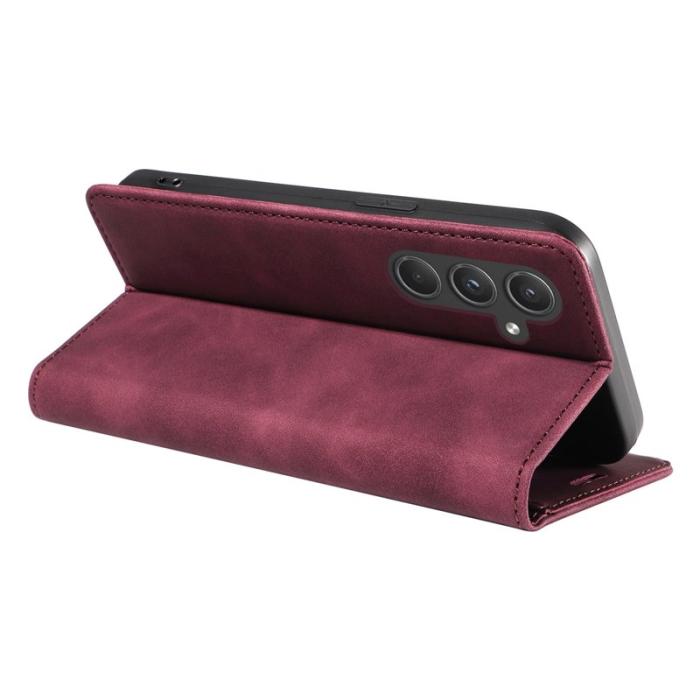 BETOPNICE - BETOPNICE 003 för Samsung Galaxy A55 5G Fodral Äkta läder - Röd