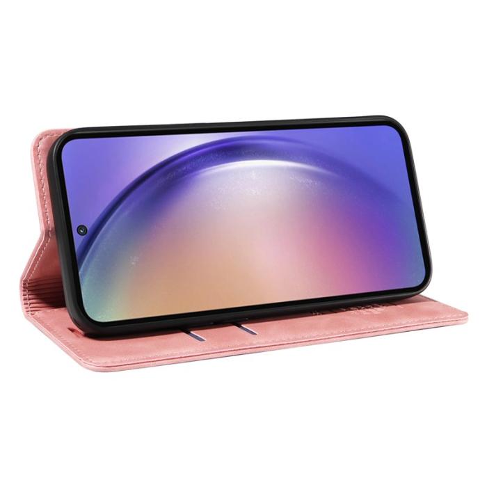 BETOPNICE - BETOPNICE 003 för Samsung Galaxy A55 5G Fodral Äkta läder - Rosa