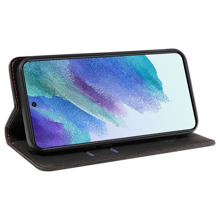 BETOPNICE - BETOPNICE 003 för Samsung Galaxy S21 Fodral PU Läder - Svart