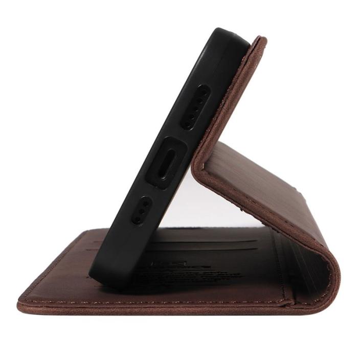 BETOPNICE - BETOPNICE 003 för Samsung Galaxy S24 Fodral Äkta läder - Brun