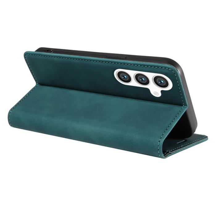 BETOPNICE - BETOPNICE 003 för Samsung Galaxy S24 Fodral Äkta läder - Grön