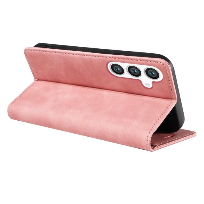 BETOPNICE - BETOPNICE 003 för Samsung Galaxy S24+ Fodral Äkta läder - Rosa