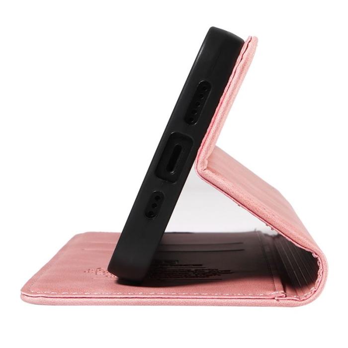 BETOPNICE - BETOPNICE 003 för Samsung Galaxy S24+ Fodral Äkta läder - Rosa