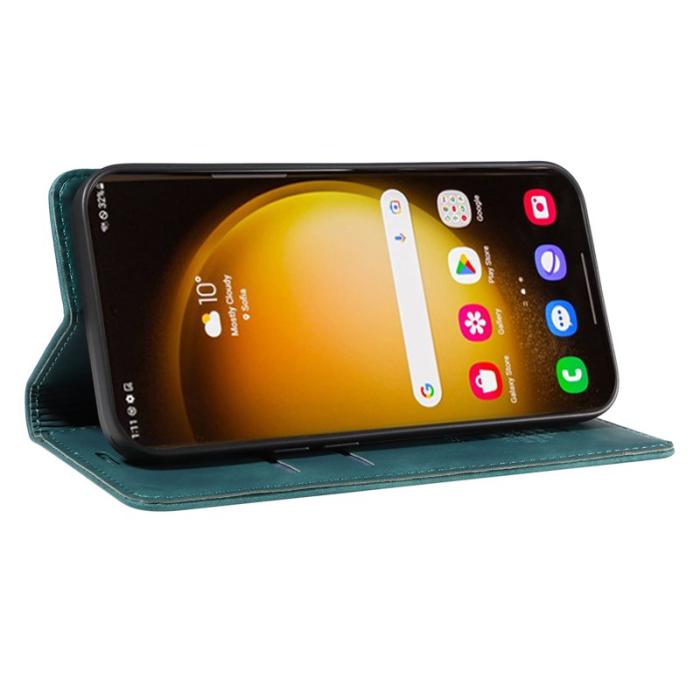 BETOPNICE - BETOPNICE 003 för Samsung Galaxy S24 Ultra Fodral - Äkta läder - Grön